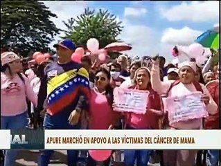 Apure | Realizan marcha rosa por el Día Mundial contra la Lucha del Cáncer de Mama