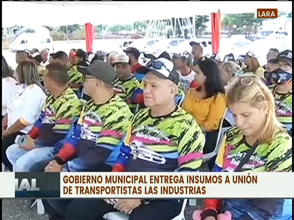 Lara | Autoridades entregan insumos al parque automotor de taxis orinoco en el mcpio. Iribarren