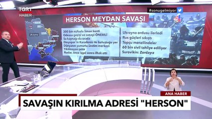 Savaşın En Kilit Şehri! 'Herson'u Alan Her Şeyi Alır Mı? - Ekrem Açıkel İle TGRT Ana Haber