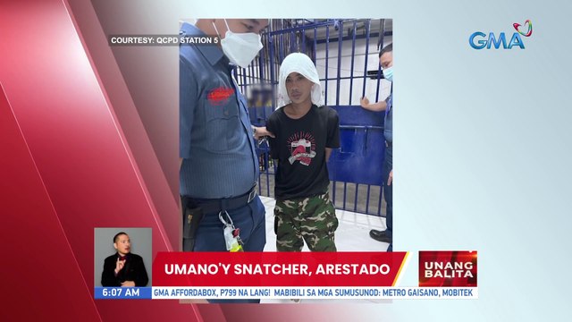 Umano'y snatcher, arestado | UB