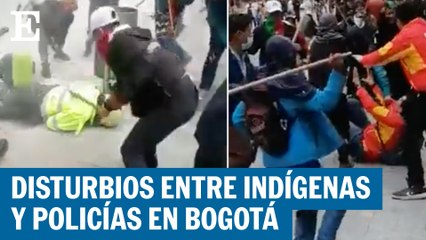 下载视频: Disturbios entre indígenas emberas y fuerza pública