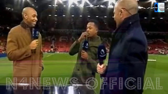 Man United Icon Patrice Evra Stuns Fellow Amazon Prime Pundits by Eating Old Trafford Pitch Grass