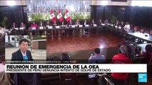 Informe desde Lima: presidente de Perú denuncia intento de golpe de Estado ante la OEA