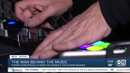 How the Suns official DJ keeps everyone engaged at the games