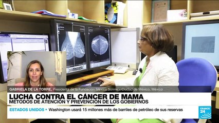 Gabriela de la Torre: "En México el 70% de los casos de cáncer de mama se detecta tarde"