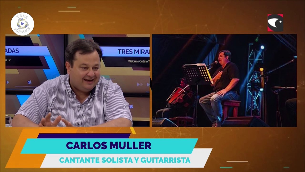 3 Miradas Carlos Muller, Cantante solista y guitarrista - Vídeo Dailymotion