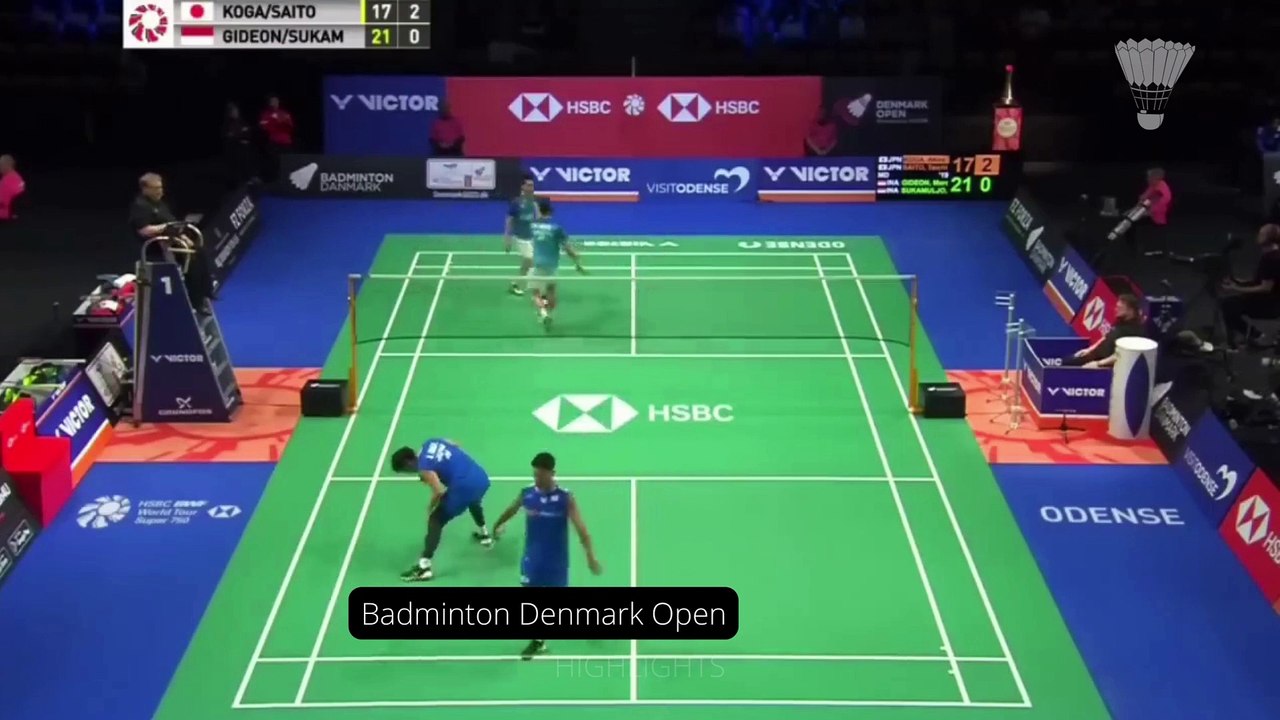 Badminton Denmark Open 2022 - Kevin Sanjaya Sukamuljo/Marcus Fernaldi ...