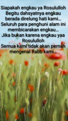 YA ROSULULLOH  KAMI RINDU PADAMU