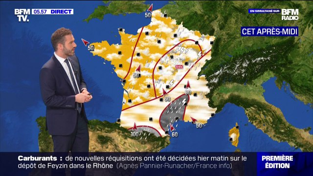 Ce jeudi sera marqué par des averses orageuses et des températures toujours douces