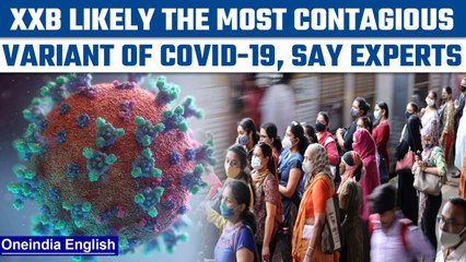 Tải video: Covid-19 XXB variant is likely the most contagious; Maha govt warns people | Oneindia News*News