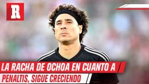 Ochoa suma 31 penaltis sin atajar