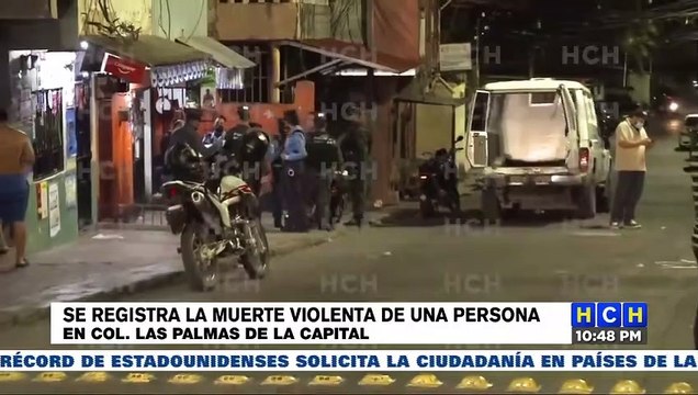 Se reporta el asesinato de una persona en col. Las Palmas de la capital