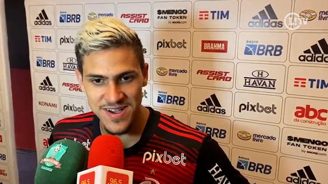 Pedro comemora gol na final e título da Copa do Brasil, e faz uma análise da sua temporada