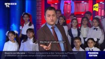 Le choix d'Angèle - Un présentateur azerbaïdjanais fait chanter une chanson anti-Macron à des enfants à la télévision