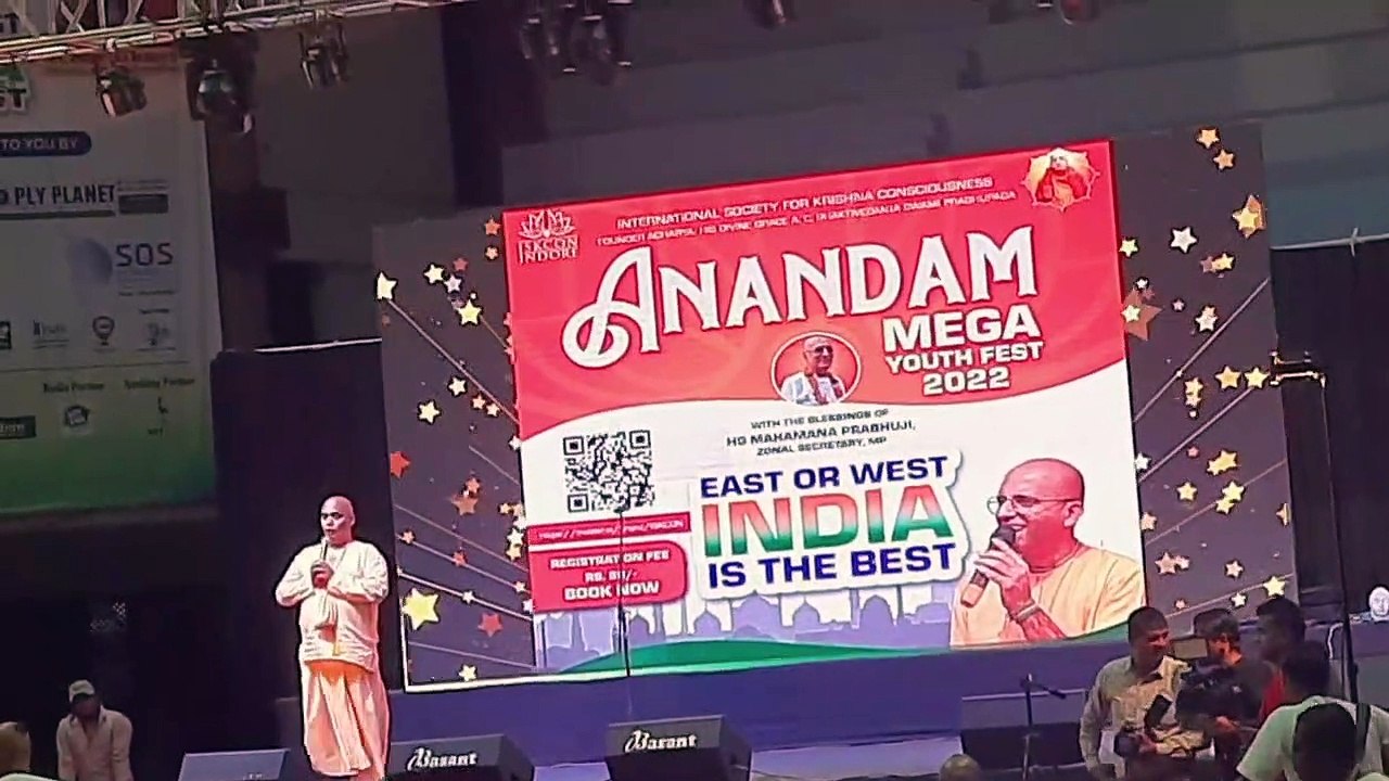 ISKON  Ananadam Mega Youth Fest 2022 __ East or West India is the best __ @My Ashraya Vlog