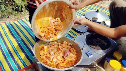 Chicken Kadai Recipe (কড়াই চিকেন) __ ২ বছরের বাচ্চার কড়াই চিকেন রান্না __ Another cooking by Tanisha