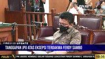 Sidang Tanggapan JPU Atas Eksepsi Terdakwa Ferdy Sambo