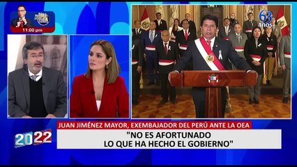 Jiménez Mayor sobre pedido de activar Carta Democrática: “El presidente debería defenderse en el Perú”