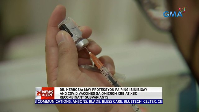 Dr. Herbosa: May proteksyon pa ring ibinibigay ang COVID vaccines sa Omicron XBB at XBC recombinant subvariants | 24 Oras News Alert