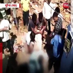 Скачать видео: मुरैना (मप्र): धमाकों से दहला मुरैना का बानमोर