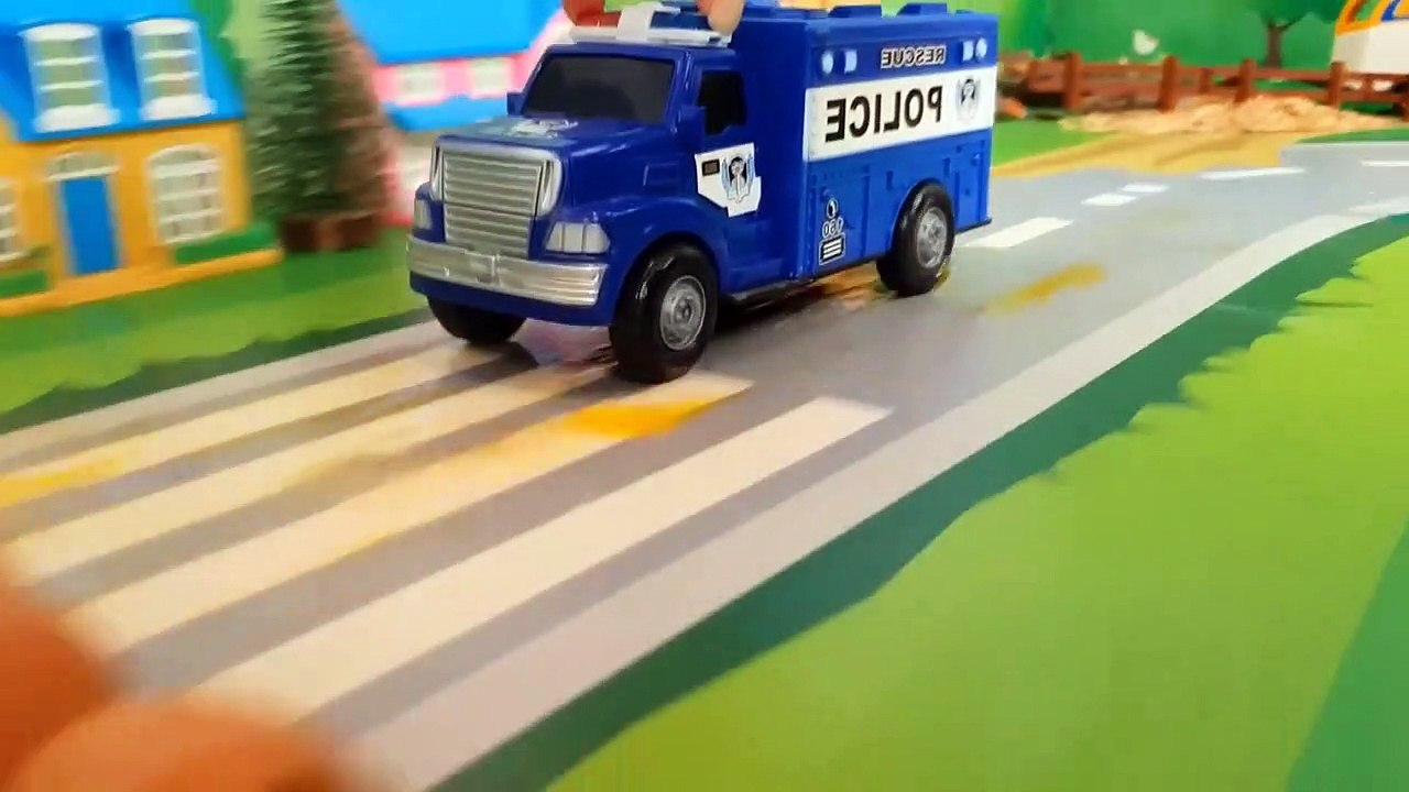 Excavator Unboxing Cars Construction Vehicles Toys Video for Kids