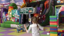 Yasya Jumping And Sliding At The Indoor Playground Baby Song Video Episode