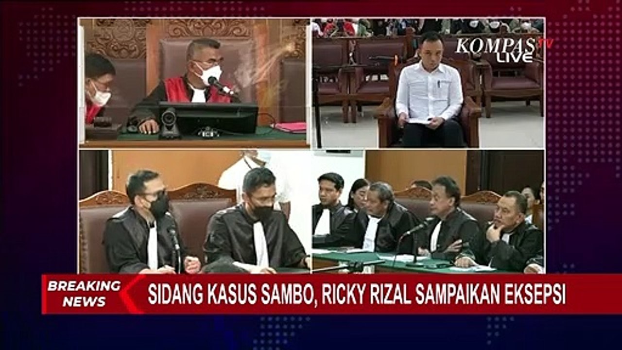 Sidang Tanggapan Eksepsi Ricky Rizal Diskors Sampai Pukul 5 Sore Hari Ini