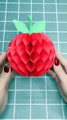 Paper Craft - how to create Apple Paper (Origami)