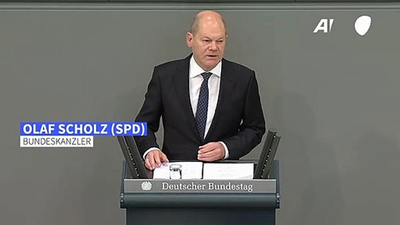 Scholz: Putin spekuliert 'auf unsere Schwäche - aber er irrt sich'