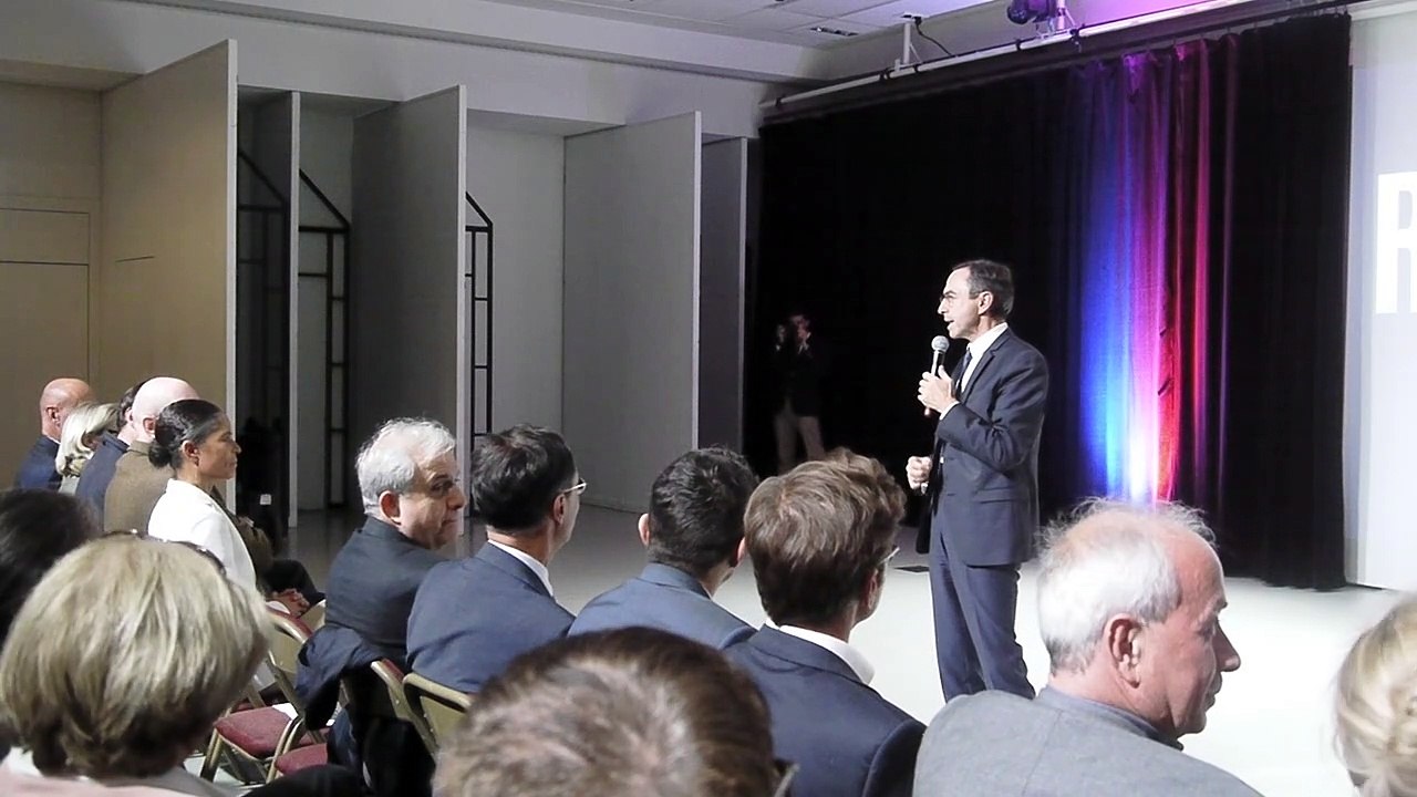 Réunion publique autour de Bruno Retailleau à Neuilly sur Seine,  Discours de Bruno Retailleau
