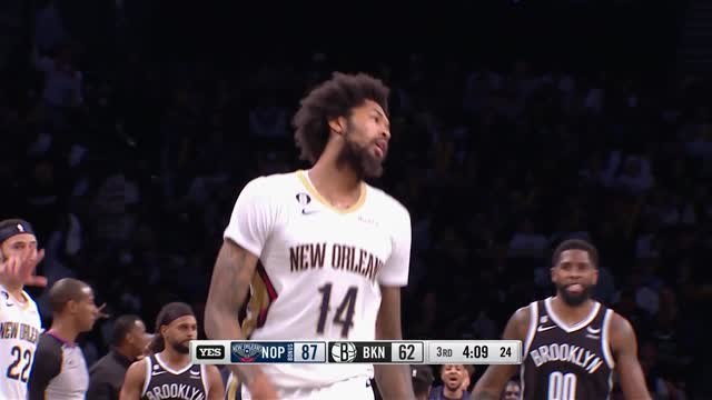 Zion blows Brooklyn away in comeback