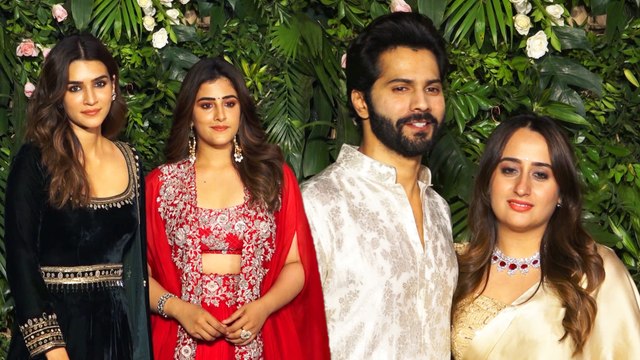 वरुण धवन, राजकुमार राव सहित कई अन्य सेलेब्स हुए कृति सेनन के दिवाली पार्टी में