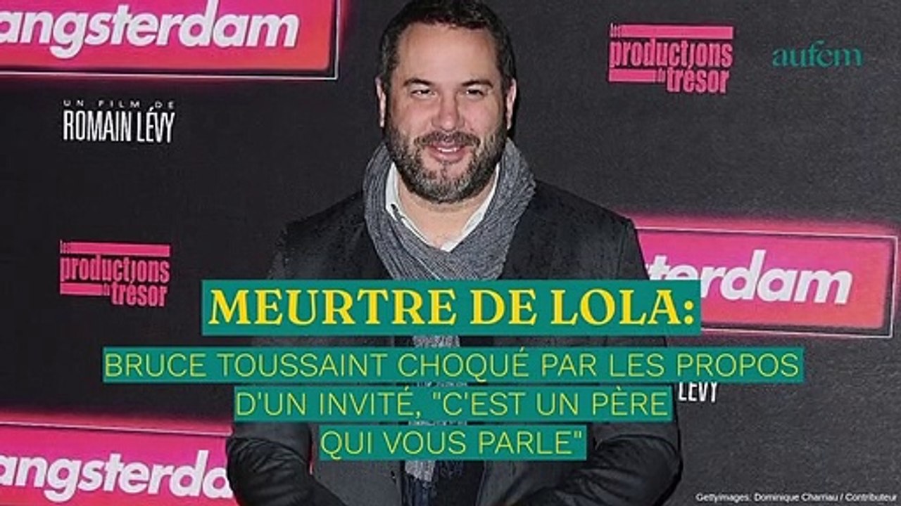 Meurtre de Lola : Bruce Toussaint choqué par les propos d'un invité, "C'est un père qui vous parle"