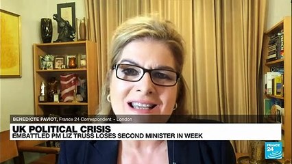 UK PM Truss vows to stay, but on the brink as minister quits