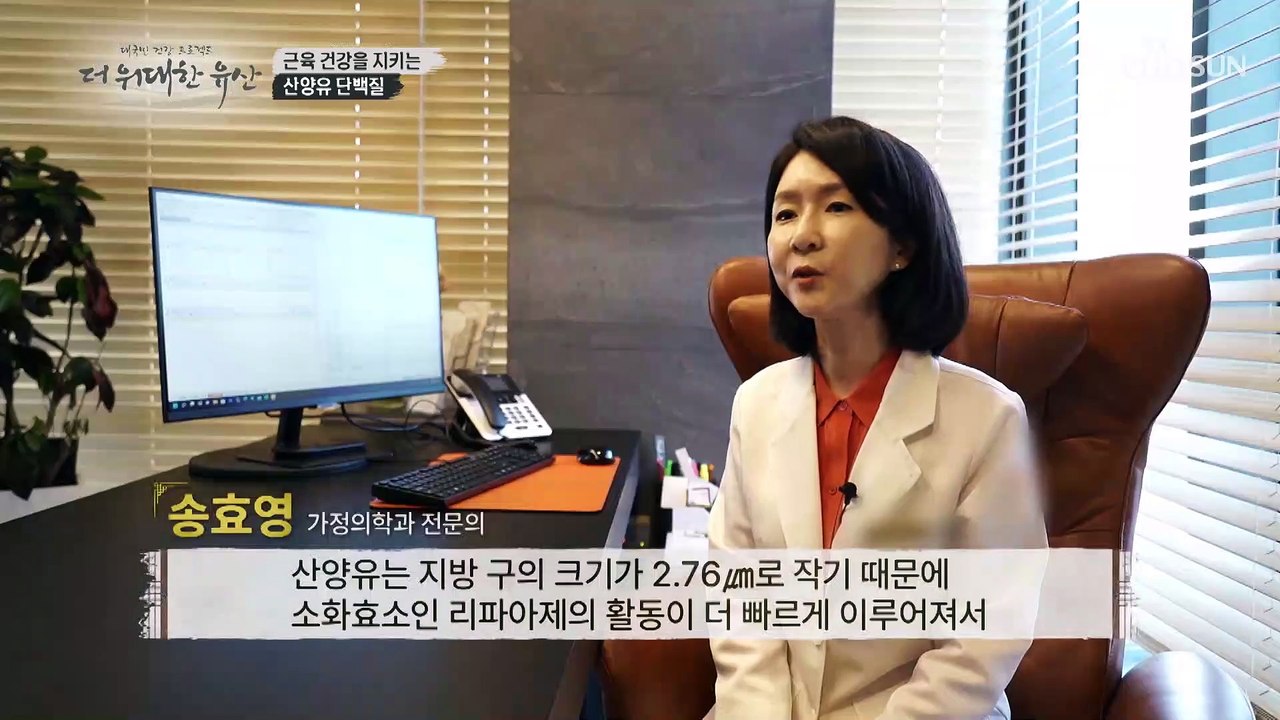 근육 건강을 지켜주는 특급 비책 『 산양유 단백질 』 TV CHOSUN 2022102...