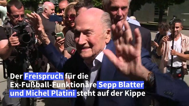 Freispruch von Platini und Blatter: Anklage legt Berufung ein