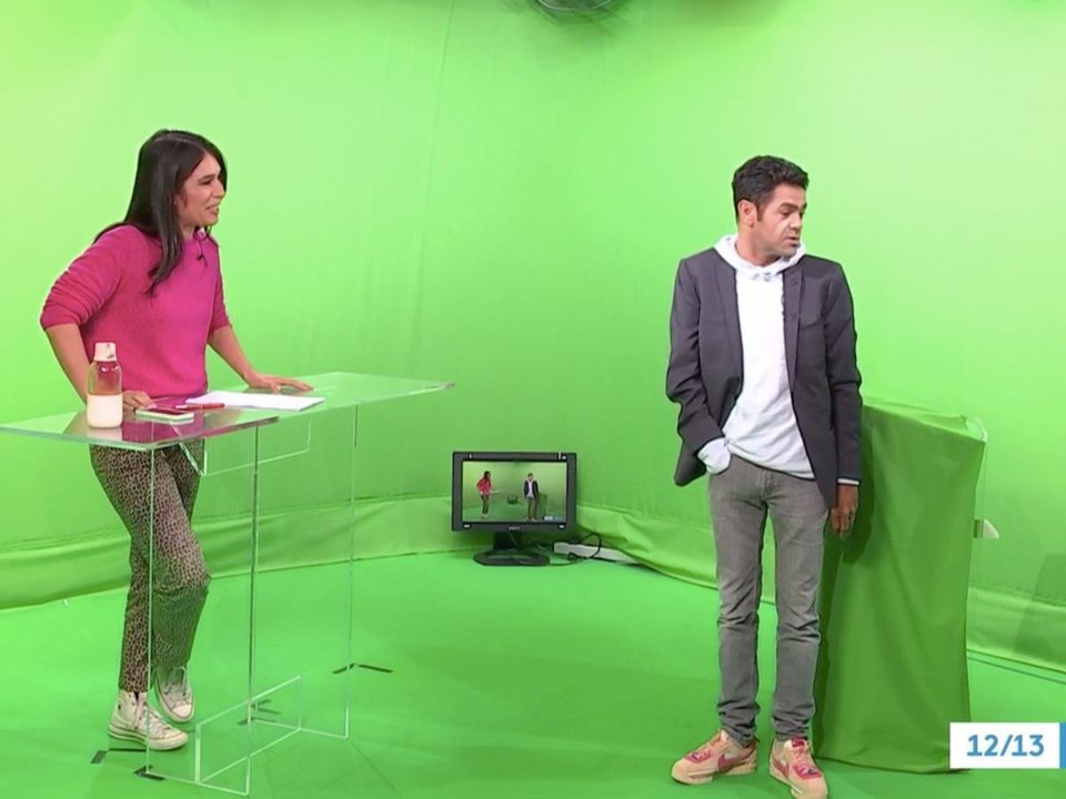 "Vous pouvez montrer aux gens le plateau de grève ?" : Jamel Debbouze sème la zizanie sur le plateau du 12/13