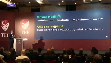 'Seyirciler VAR yokmuş gibi maçları izlesin'