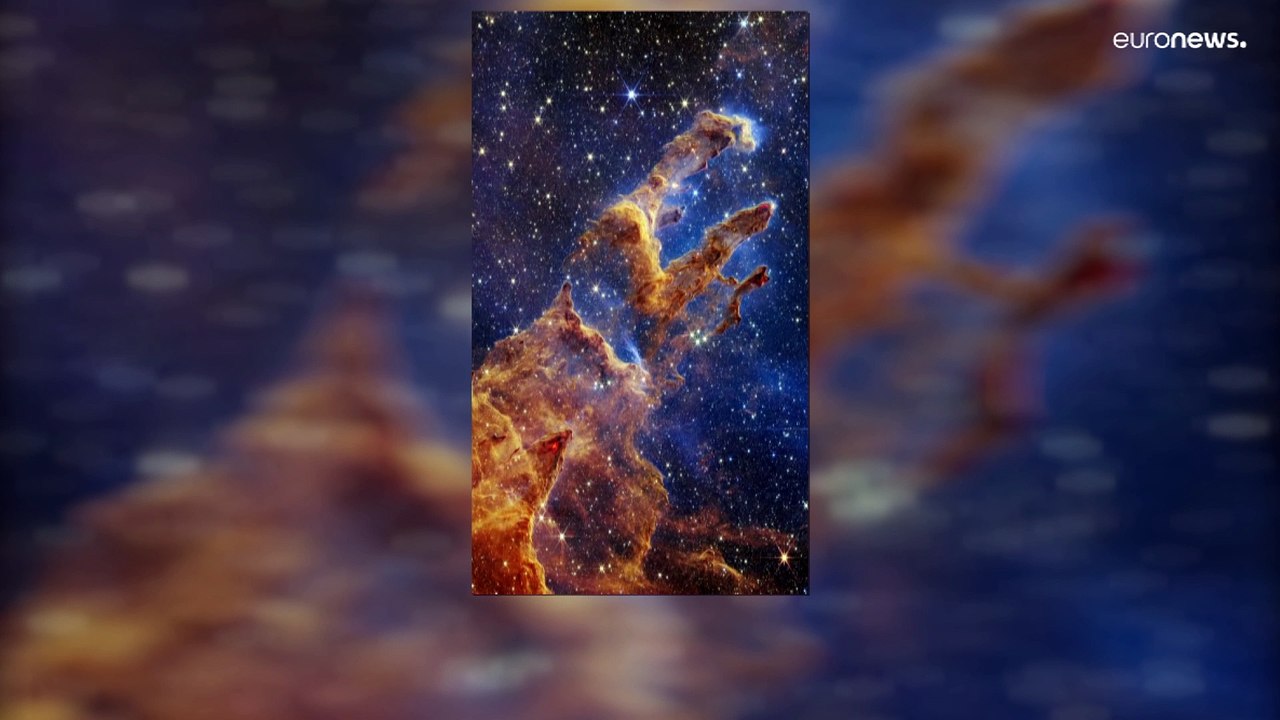 James webb teleskop macht spektakuläre aufnahmen der "staubfinger"