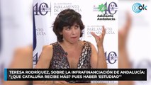 Teresa Rodríguez, sobre la infrafinanciación de Andalucía: 