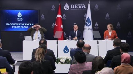 Madencilik ve Enerji Eylem Planı'nı Açıklayan Ali Babacan: "Beştepe'nin En Çok İstismar Ettiği Konu Enerji"