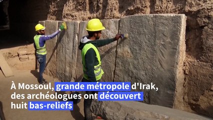Irak: découverte de bas-reliefs assyriens vieux de 2.700 ans