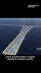 Teknologi Jaring Sampah Plastik Di Samudra Pacific  #shorts #shortfund #laut #sampah