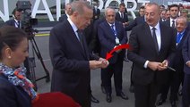 Açılış törenine damga vurdu! Erdoğan'ın 