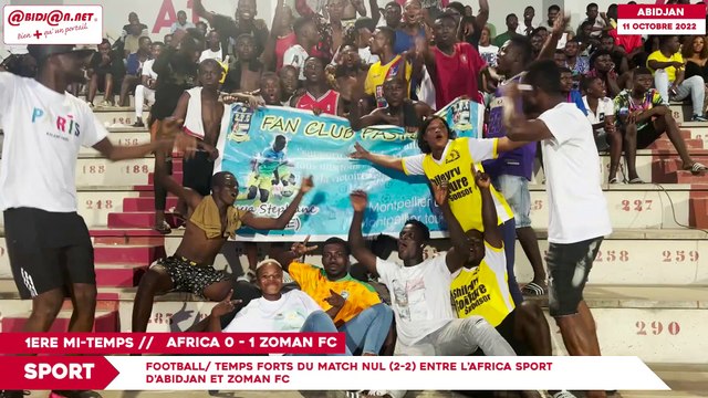 Football/ Temps forts de la 4e journée ligue 2: Africa sports Nationale vs Zoman FC