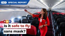 Is it safe to fly without masks, post-Covid-19?