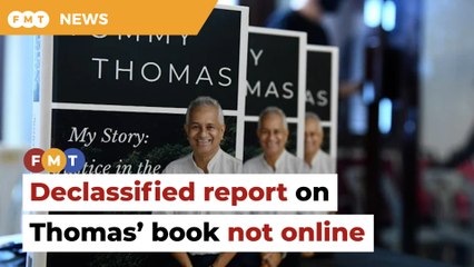 ​​Poser over declassified report on Thomas’ book