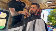 Reporter Ben Austin tries Busking Barbers in Rochester