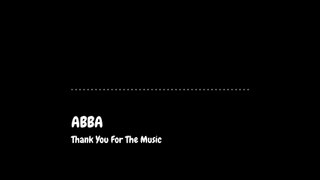 Thank You For The Music (Instrumental) - ABBA Songs