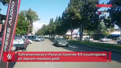 Kahramanmaraş Pazarcık'ta deprem